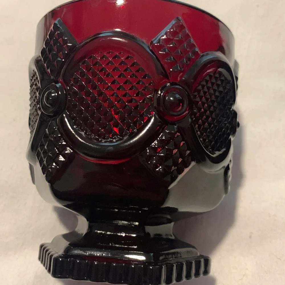 VTG AVON Ruby Goblets